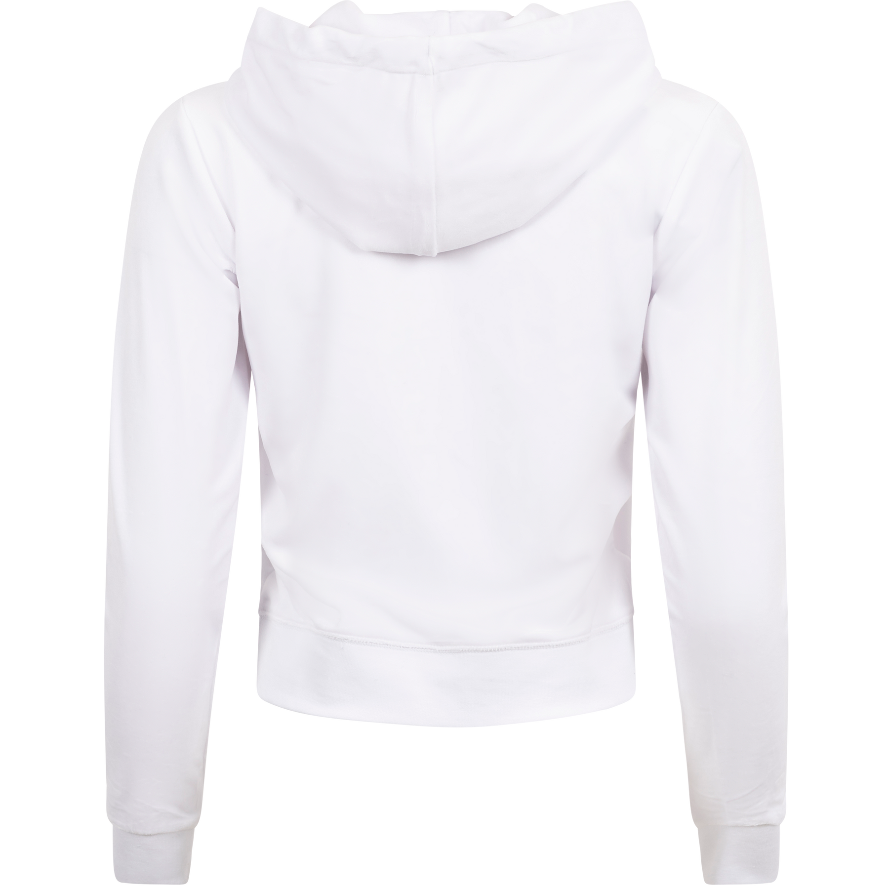 Robertson Classic Velour Zip Hoodie - White