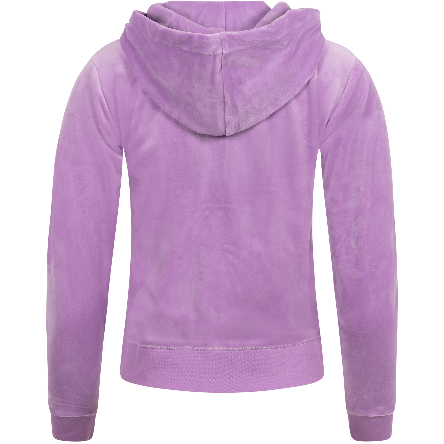 Robertson Classic Velour Zip Hoodie - Sheer Lilac