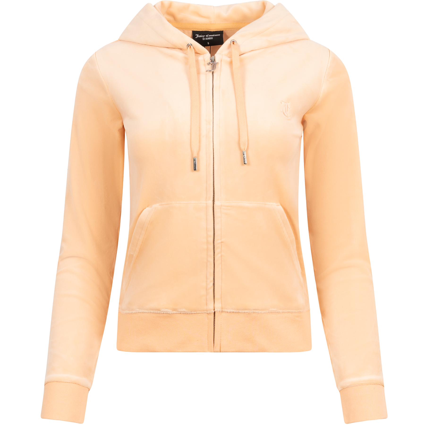Robertson Classic Velour Zip Hoodie - Beach Sand