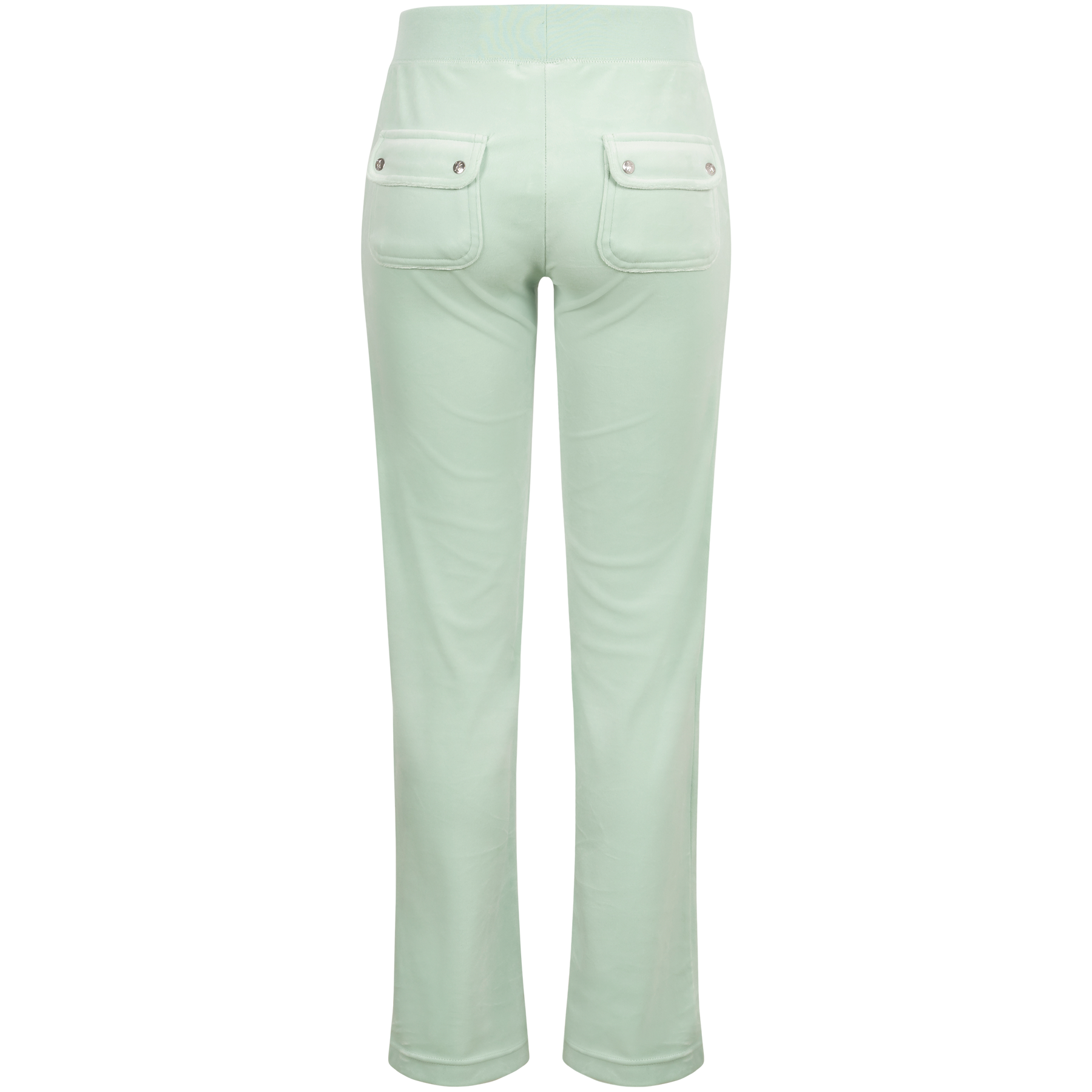 Del Ray Classic Velour Pant Pocket - Grayed Jade