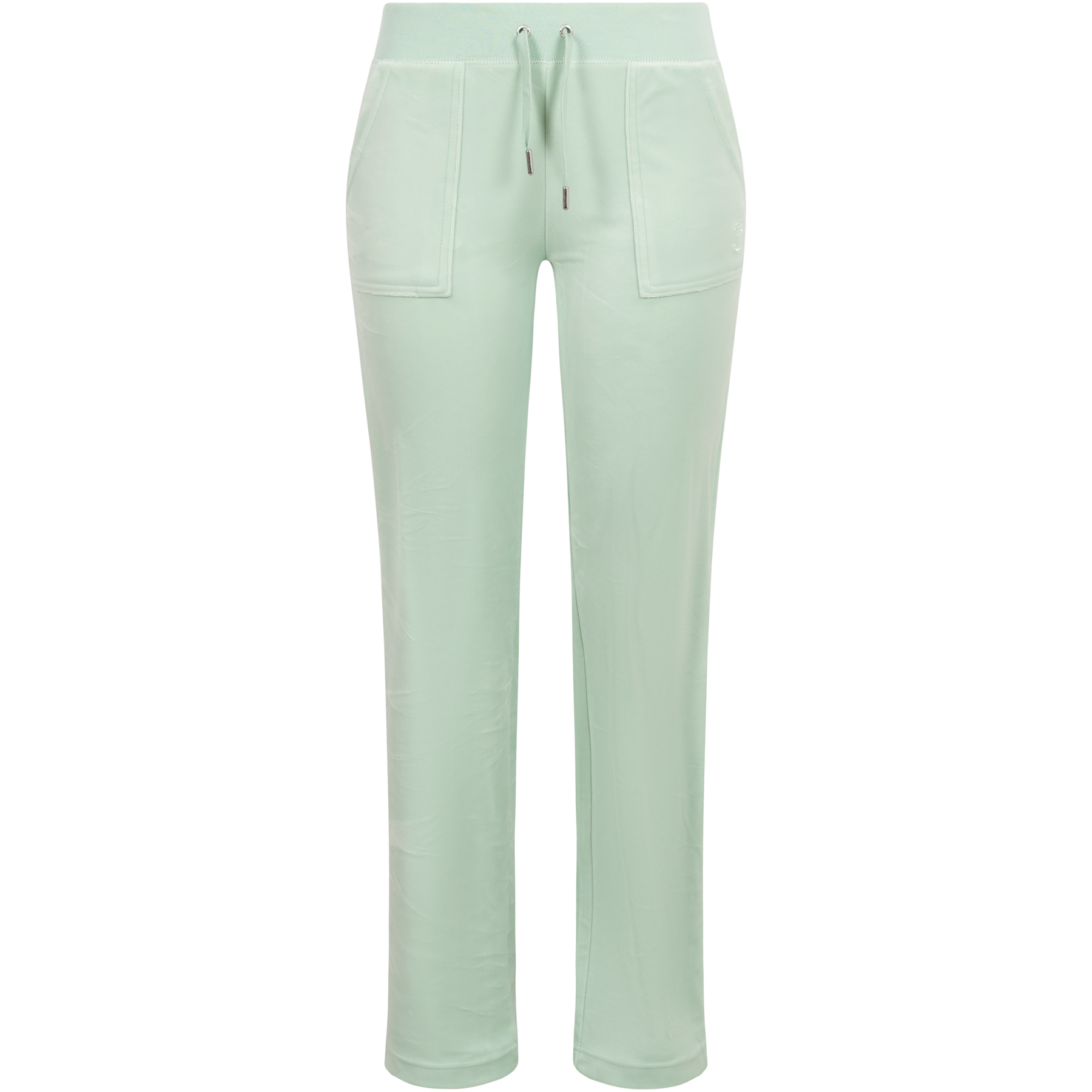 Del Ray Classic Velour Pant Pocket - Grayed Jade