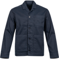 Errol Linen Workwear Overshirt - Jl Navy
