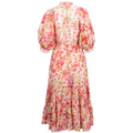 Cotton Slub Midi Dress - Daisy Garden
