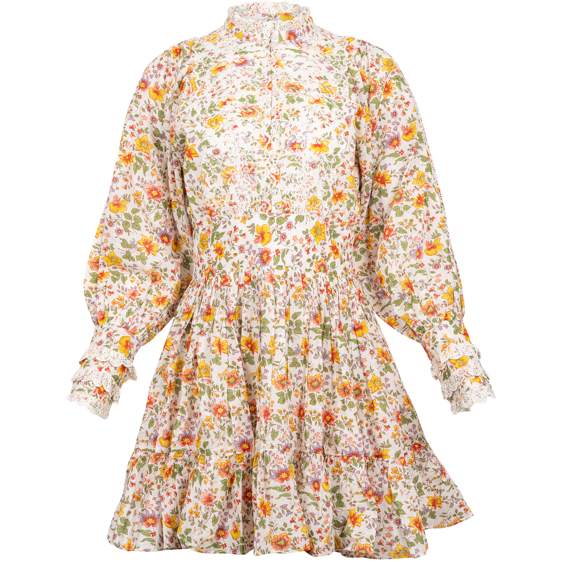 Cotton Slub Mini Dress - Delightful
