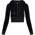 Marissa Monogram Hoodie - Black