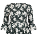 Paola Blouse - Creme Flower