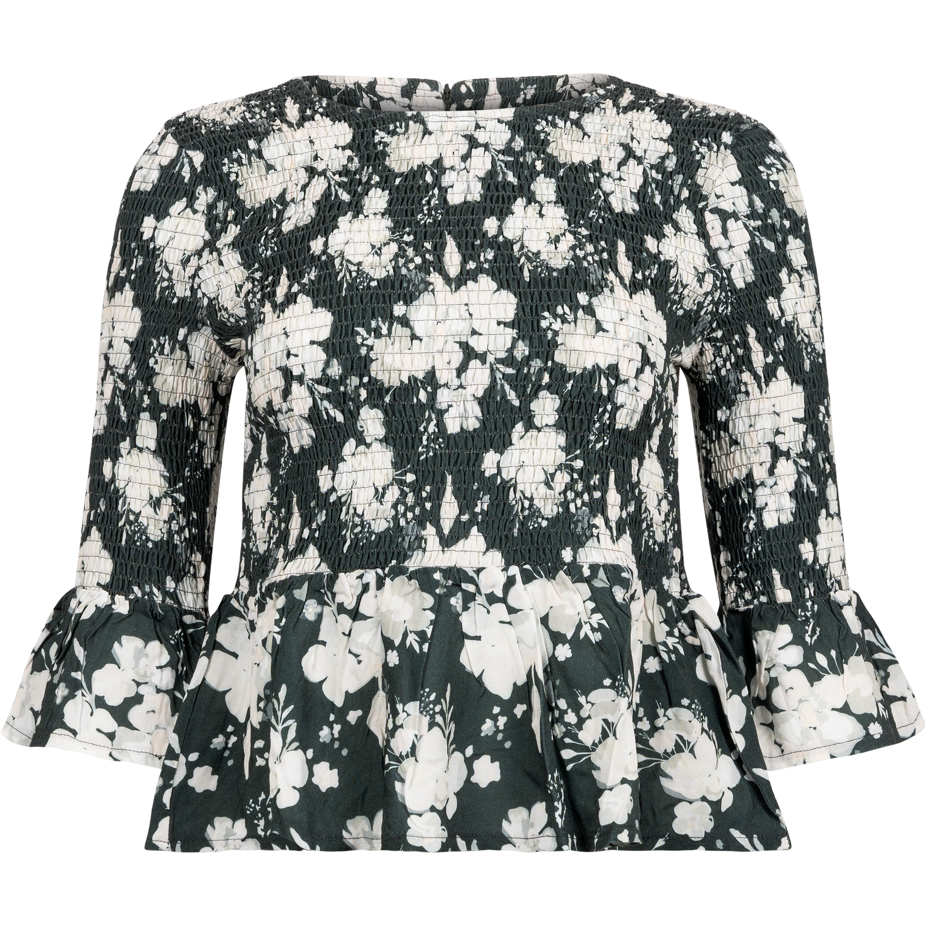 Paola Blouse - Creme Flower