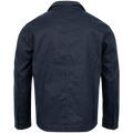 Errol Linen Workwear Overshirt - Jl Navy