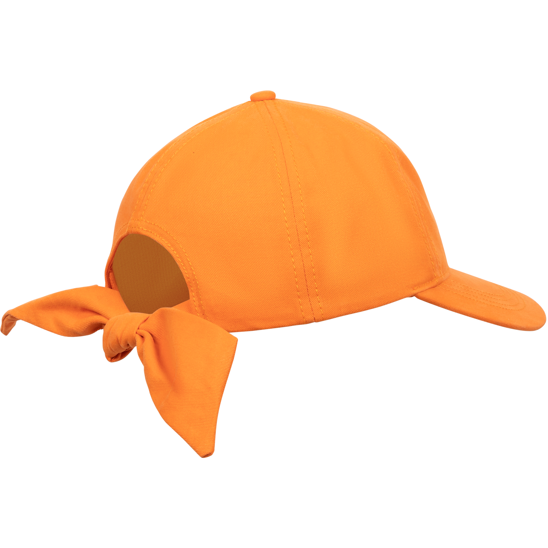 Tonal Embroidery Cap - Pumpkin Orange
