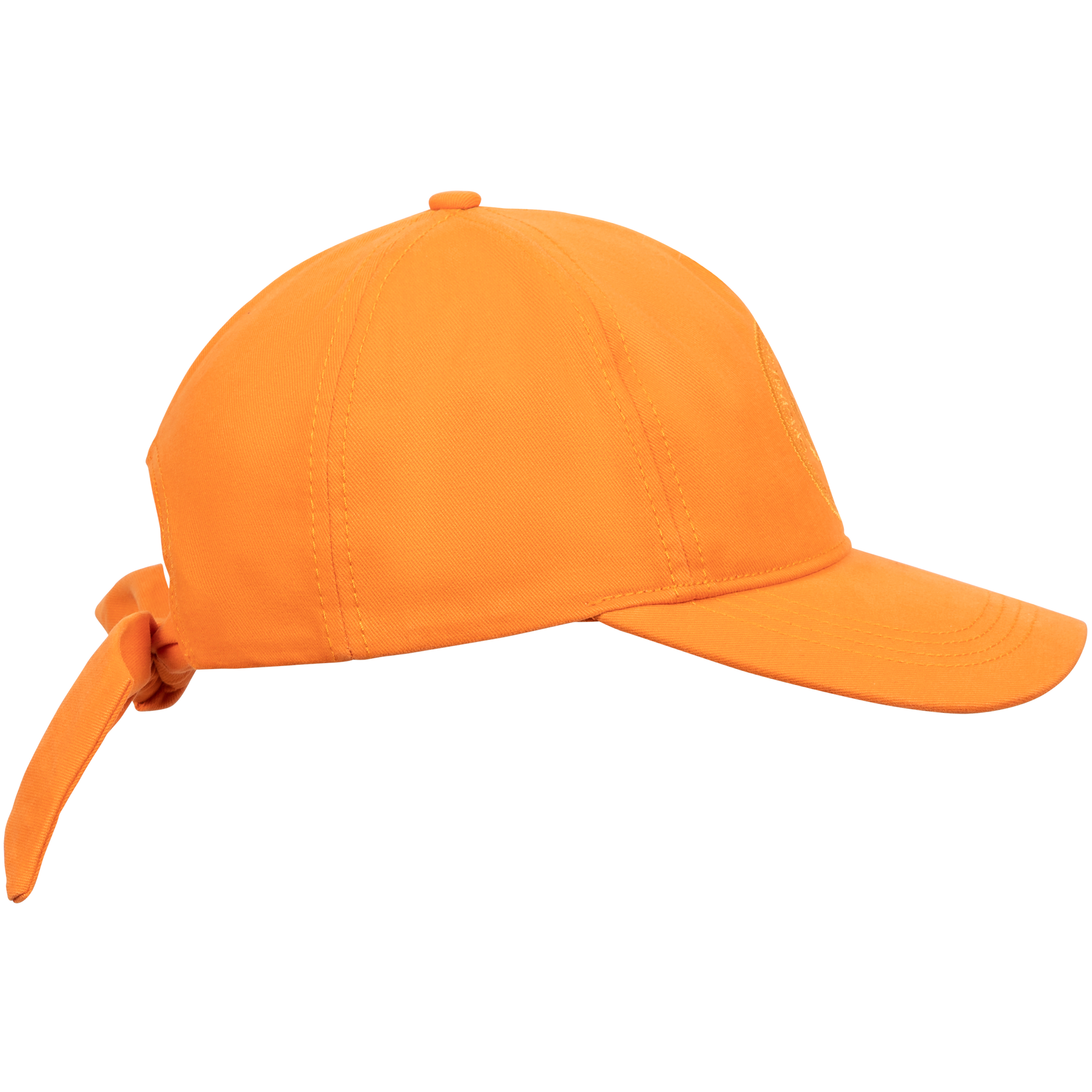 Tonal Embroidery Cap - Pumpkin Orange