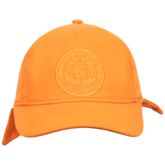 Tonal Embroidery Cap - Pumpkin Orange
