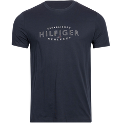 Hilfiger Curve Logo Tee - Desert Sky