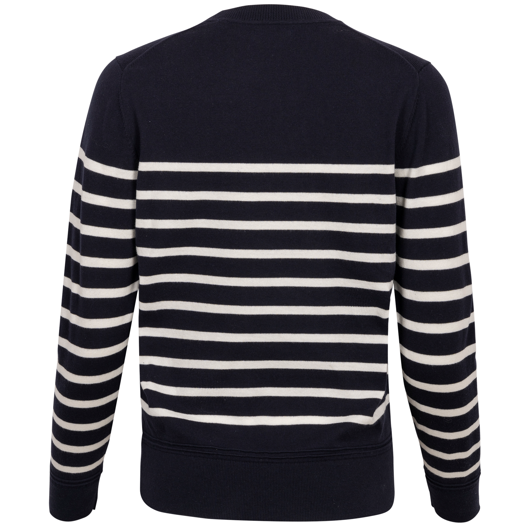 Light Cotton Breton C-Neck - Evening Blue