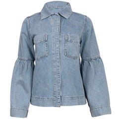 Hannali Denim Jacket - Light Blue Wash