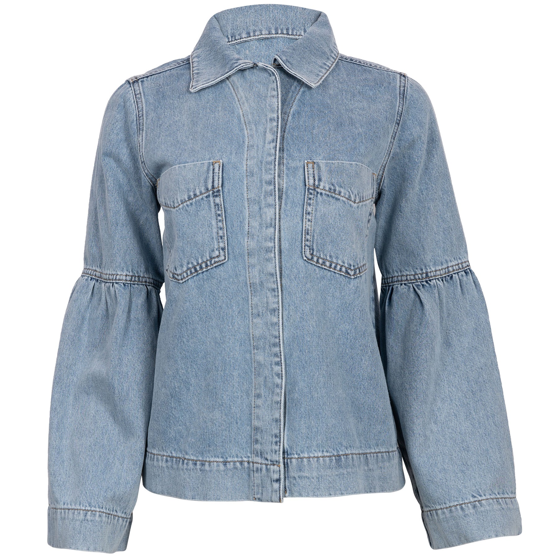 Hannali Denim Jacket - Light Blue Wash