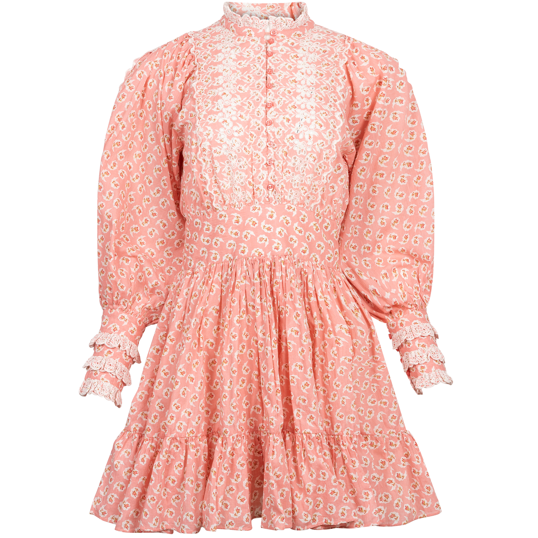 Cotton Slub Mini Dress - Petite Pink