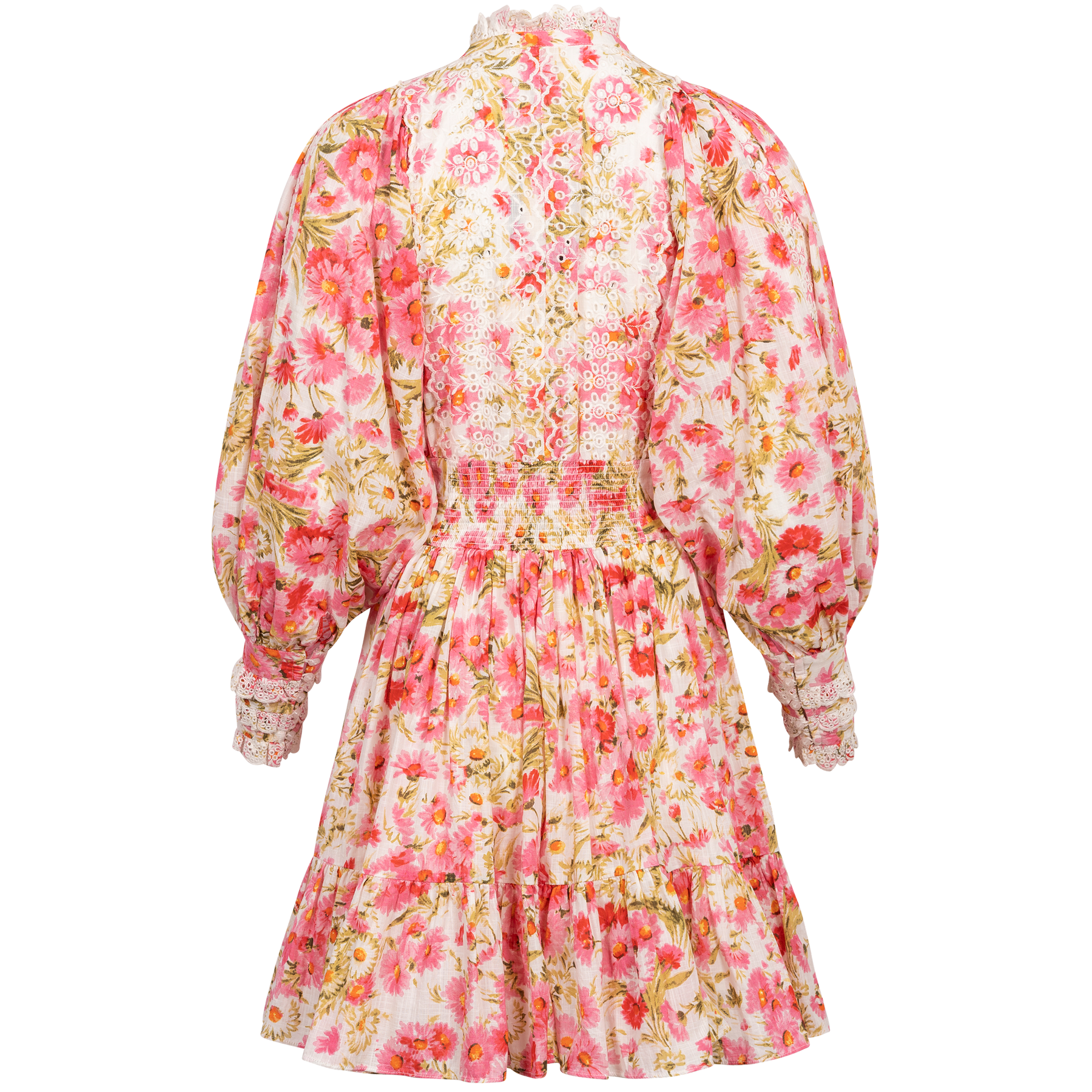 Cotton Slub Mini Dress - Daisy Garden
