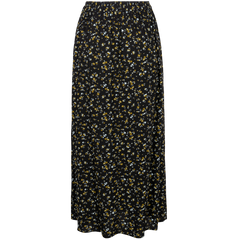 Bellaris Jalina Skirt Aop - Black Flowers