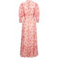 Georgette Button Down Dress - Pink Blossom