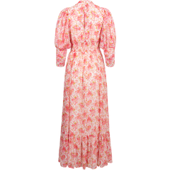 Georgette Button Down Dress - Pink Blossom