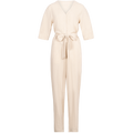 Viva 2/4 Long Linen Jumpsuit - Sandshell