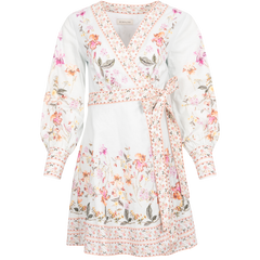 Juliette Dress - Soft Floral Sky Blue