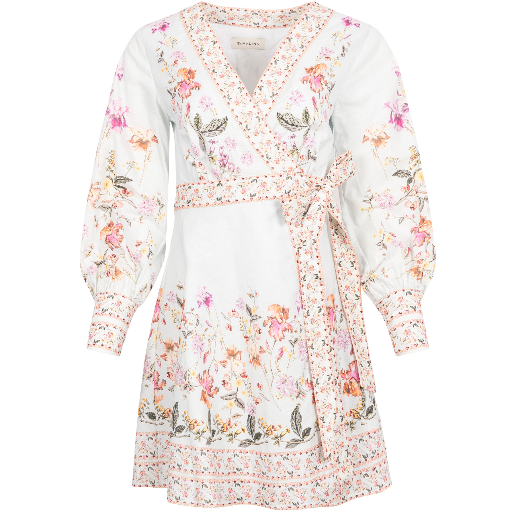 Juliette Dress - Soft Floral Sky Blue