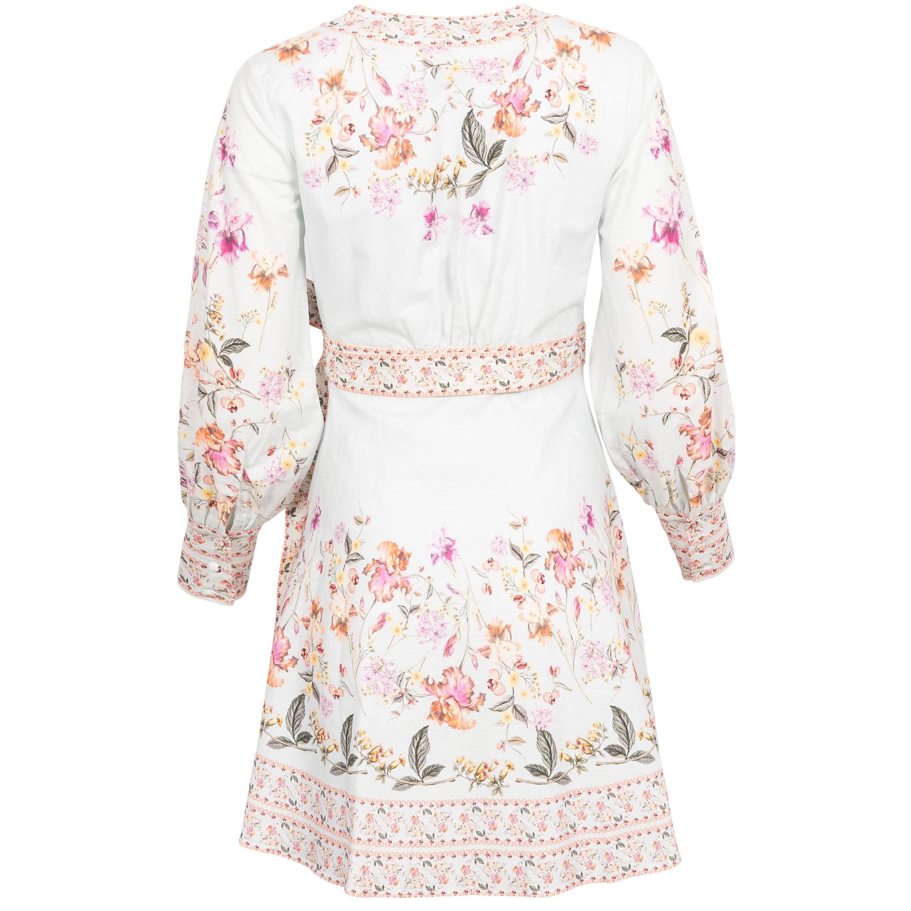 Juliette Dress - Soft Floral Sky Blue