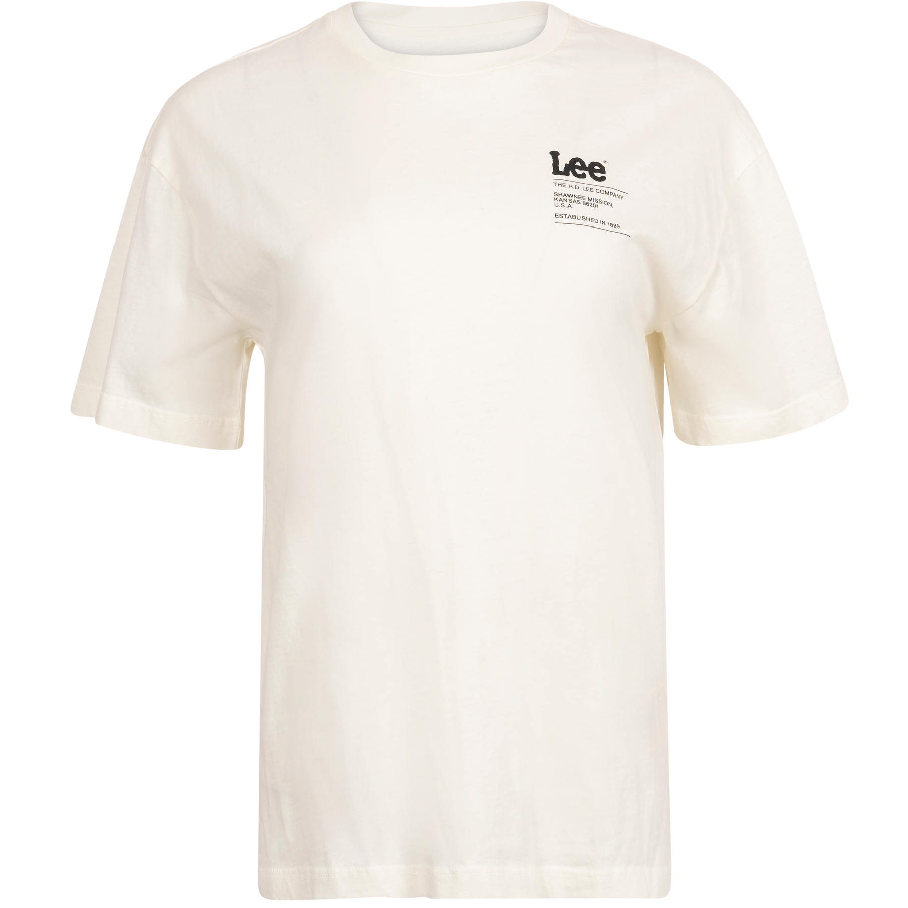 Relaxed Crew Tee - Ecru
