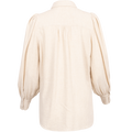 Viva Ls Linen Top - Sandshell