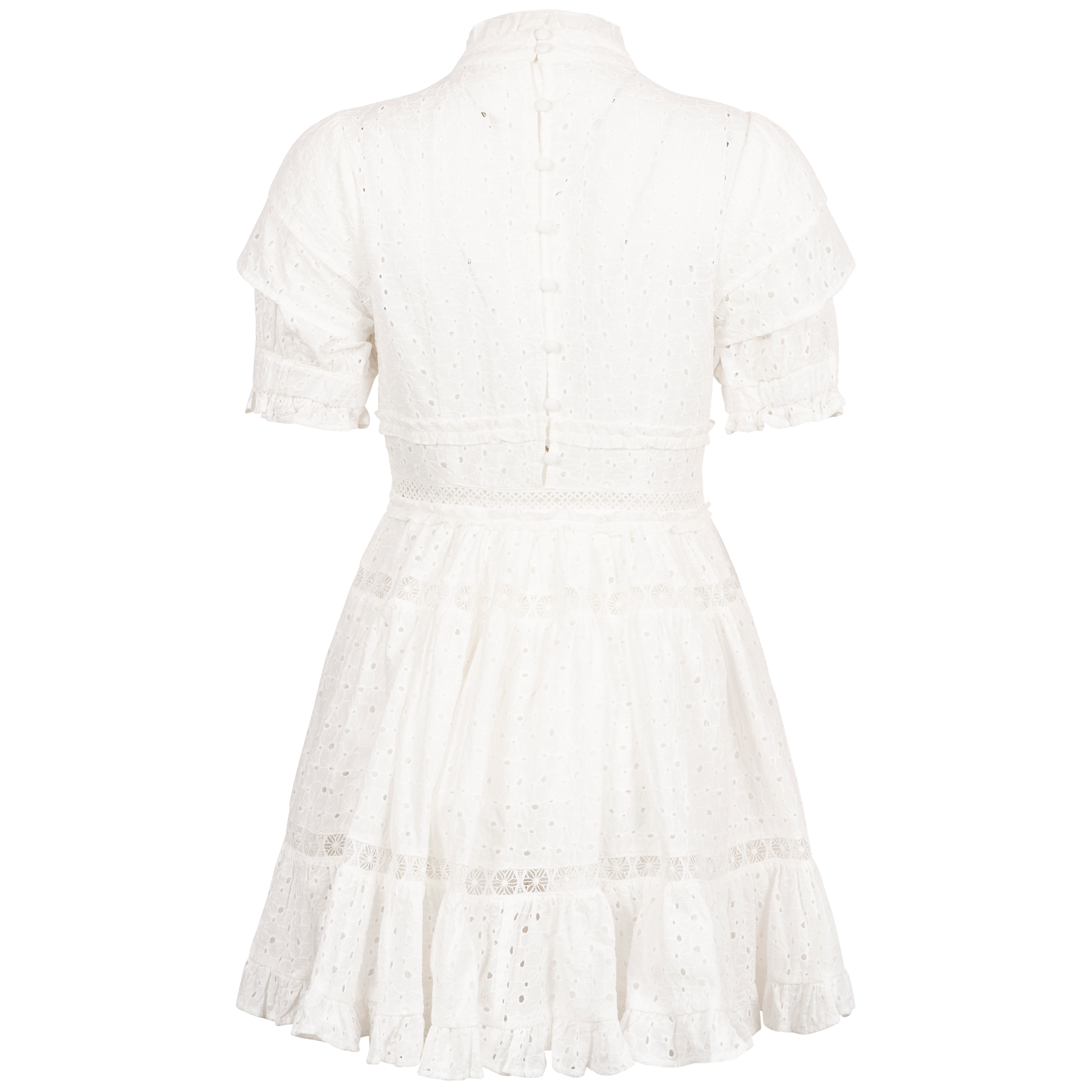Iro Mini Lace Dress - White