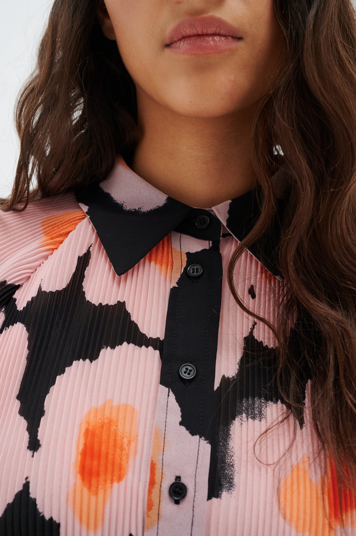 DesdraIW Shirt - Pink Poetic Flower