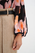 DesdraIW Shirt - Pink Poetic Flower