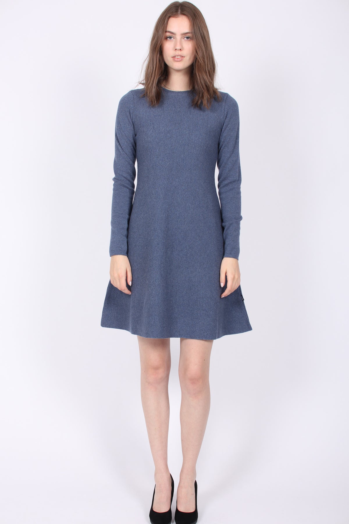Cecilie Merino Dress - Blue - Ella & il - Kjoler - VILLOID.no