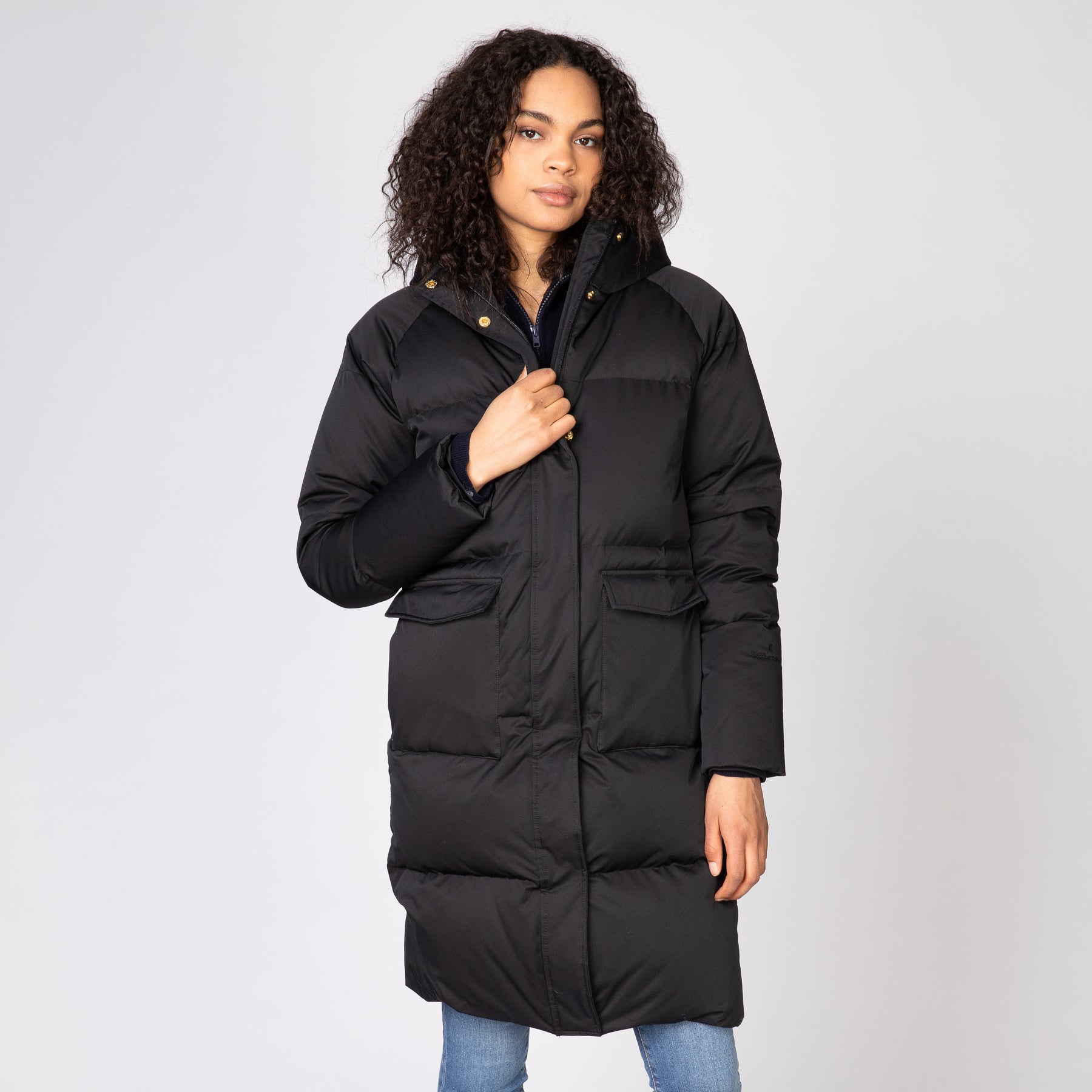 Pollux Down Coat - Jet Black