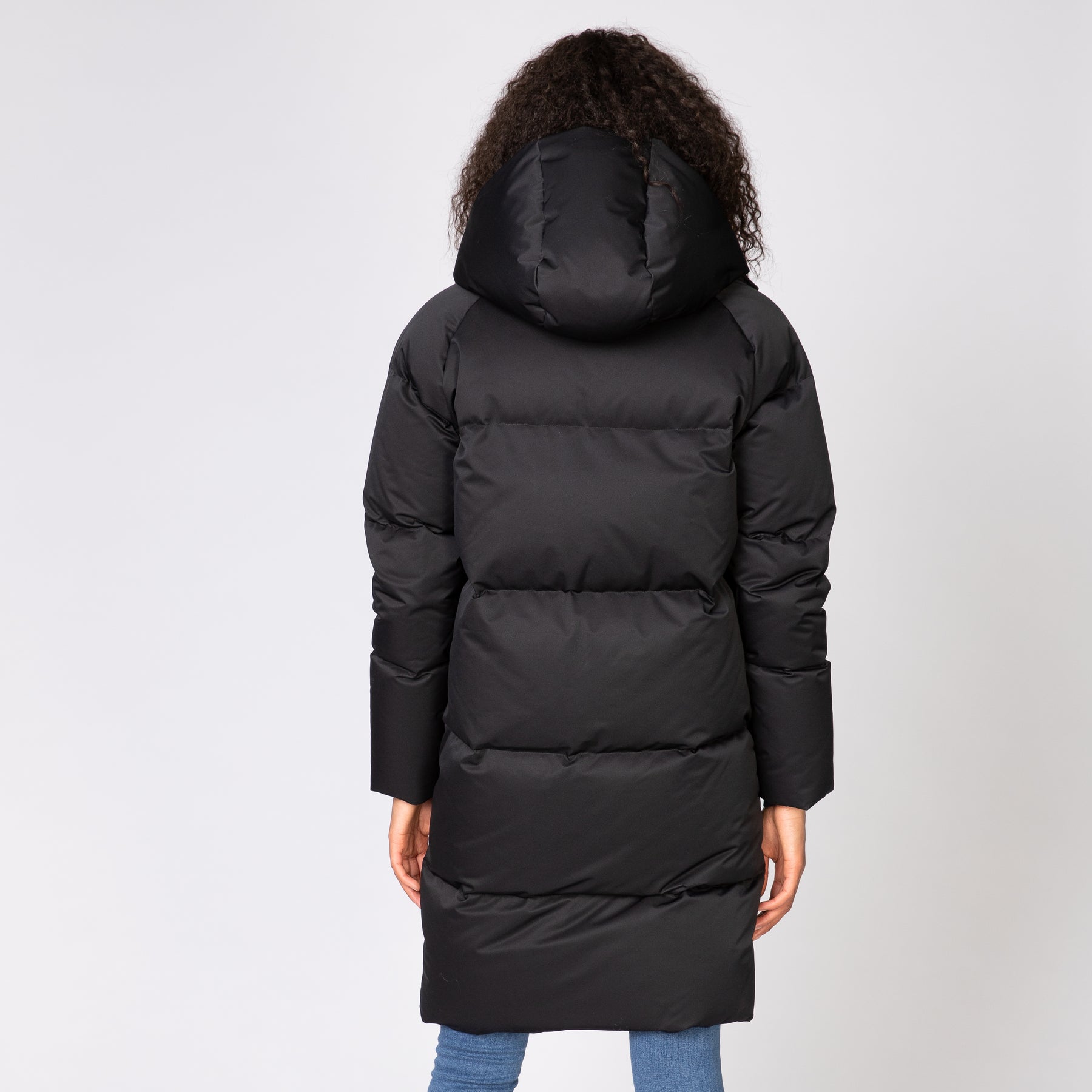 Pollux Down Coat - Jet Black