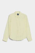Reg Linen Chambray Shirt - Lemonade Yellow