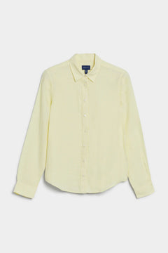 Reg Linen Chambray Shirt - Lemonade Yellow