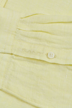 Reg Linen Chambray Shirt - Lemonade Yellow