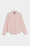 Reg Linen Chambray Shirt - Guava Orange