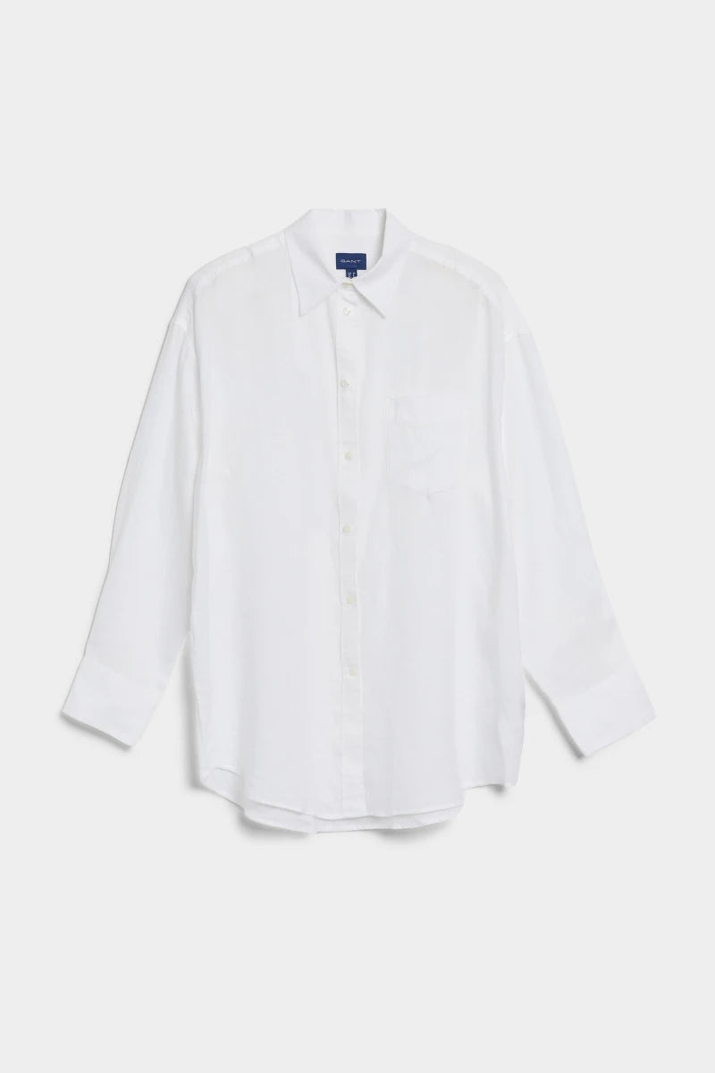 Os Linen Shirt - White