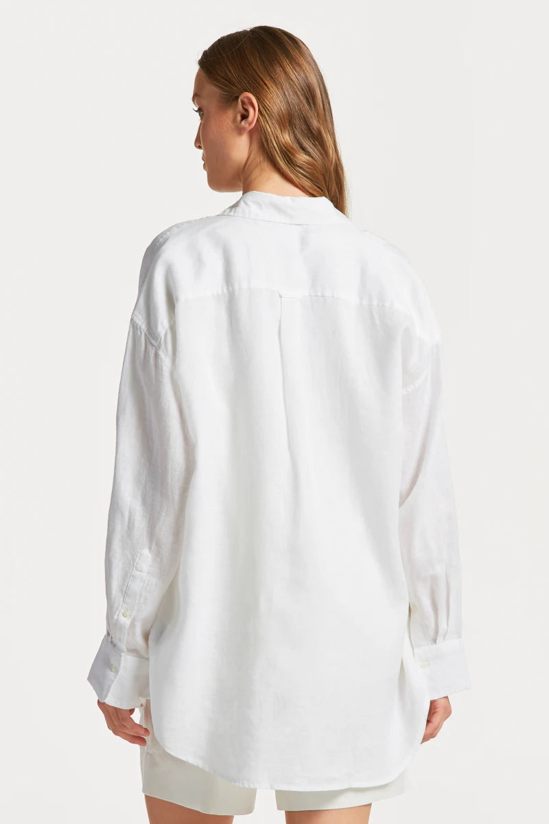 Os Linen Shirt - White