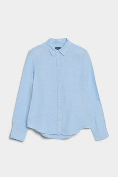 Reg Linen Chambray Shirt - Gentle Blue