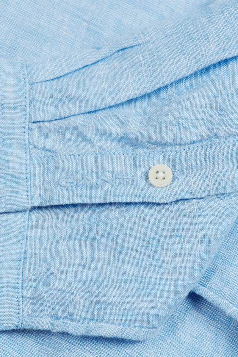Reg Linen Chambray Shirt - Gentle Blue