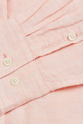 Reg Linen Chambray Shirt - Guava Orange