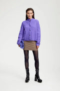 AlphaGZ Short Cardigan - Purple Opulence Melange