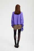 AlphaGZ Short Cardigan - Purple Opulence Melange