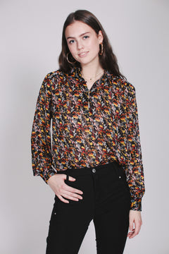 Leon Blouse - Black - Second Female - Bluser & Skjorter - VILLOID.no