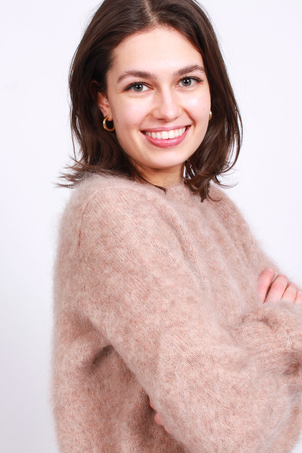 Mirabella Mohair Sweater - Camel - Ella & il - Gensere - VILLOID.no