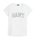 Arch Logo Capsleeve T-Shirt - Eggshell - GANT - T-skjorter & Topper - VILLOID.no
